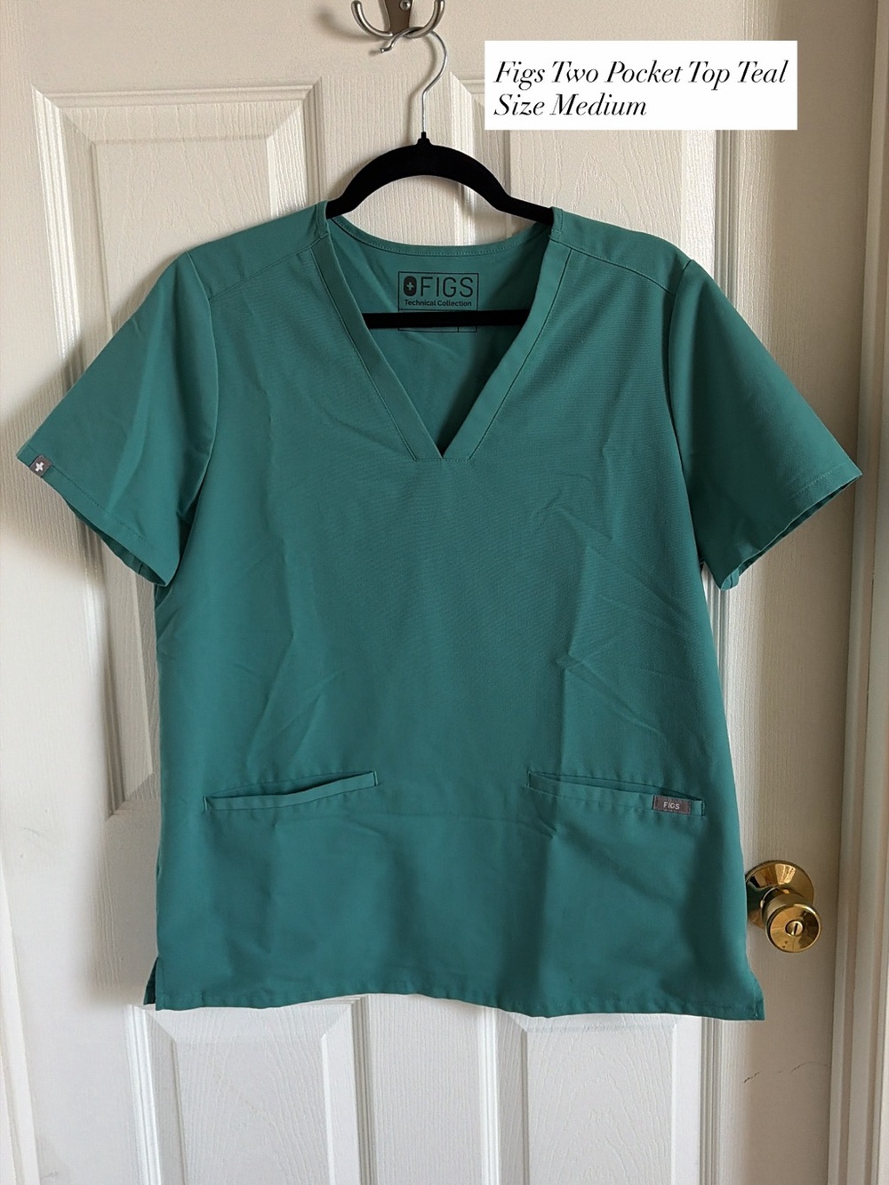 Figs Casma Teal Medium